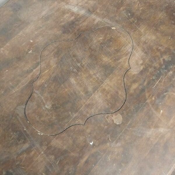 Antique Wood Side Table - Image 4