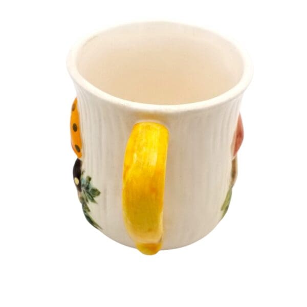 Vintage 1970s Merry Mushroom Mug, Canister (No Lid), both As-Is - Image 11
