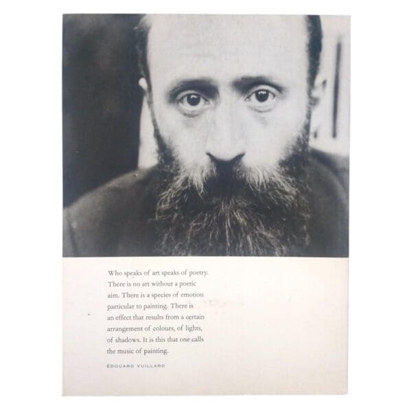 Edouard Vuillard "Vuillard" Exhibition Catalogue / Catalogue Raisonne - Image 4