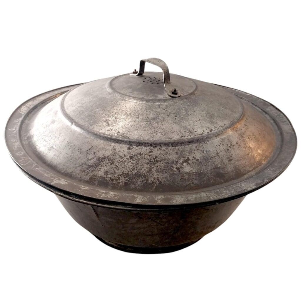 19th Century Dough Raising / Proofing Bowl with Lid