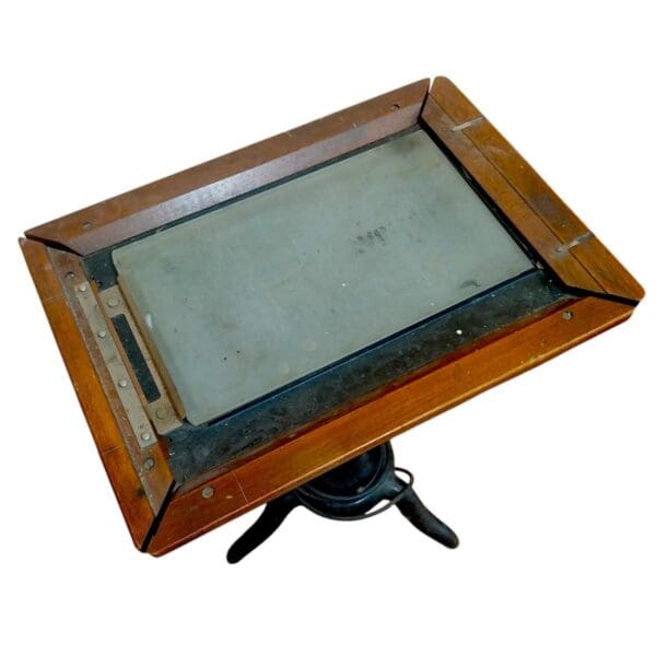 Antique Edison-Dick Mimeoscope with Original Glass - A.B. Dick Company Chicago U.S.A. - Image 9
