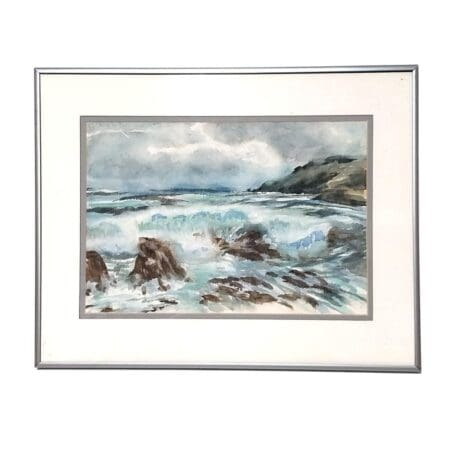 Signed and Framed Original Helen E. Fisher Watercolor