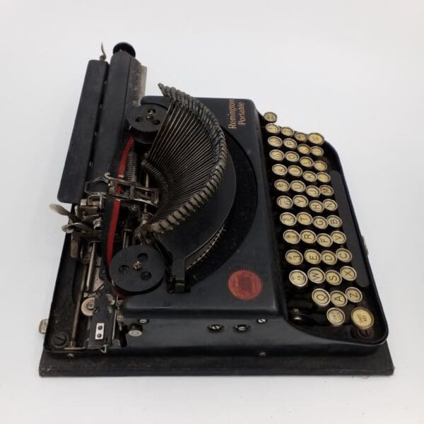 Working Remington Portable Typewriter, with Case (As-Is), Brush, 2 Ribbon Spools - Image 7