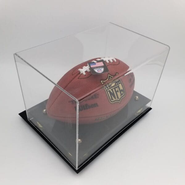 NFL AFC Championship Football, Display Case Patriots v Colts 2007 - Image 4