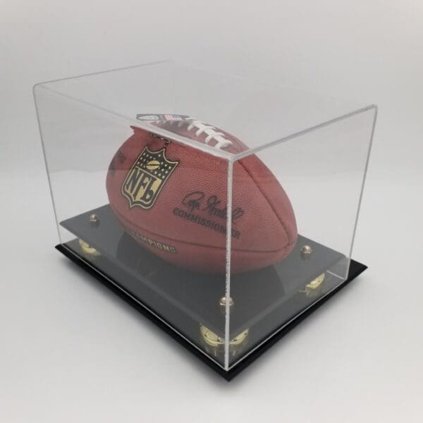 NFL AFC Championship Football, Display Case Patriots v Colts 2007 - Image 5