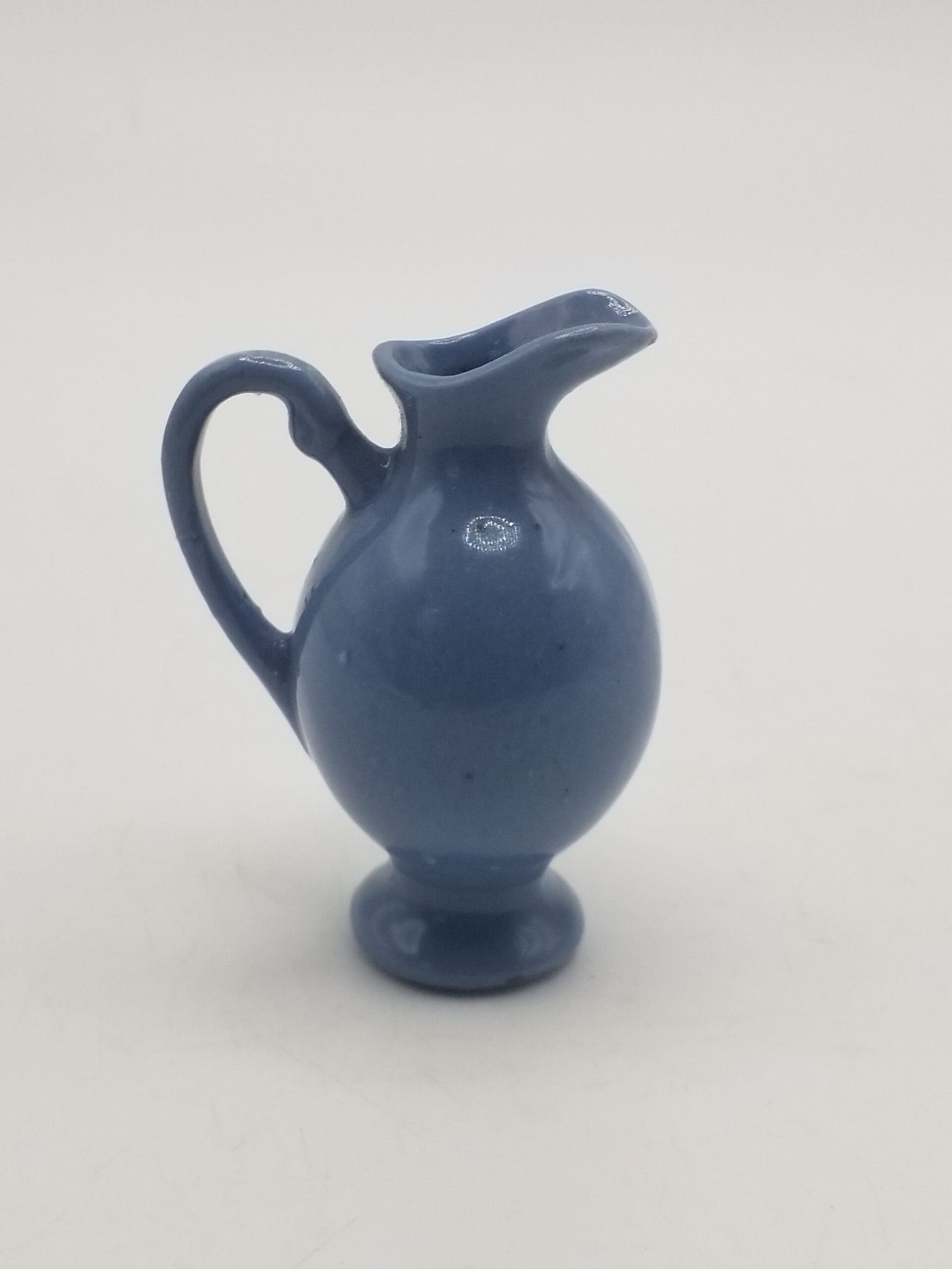Vintage Miniature Blue Vase, marked Made In Japan - Image 2