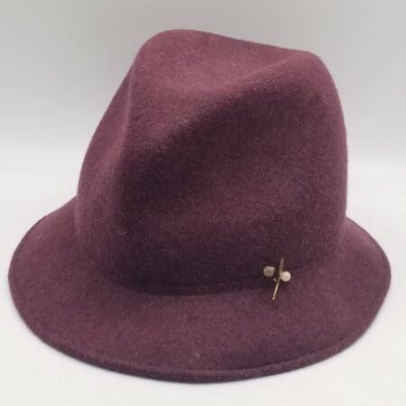 Vintage Lord & Taylor Hat, 100% Wool, Made In Italy, And Set of 3 Vintage Hat / Stick Pins