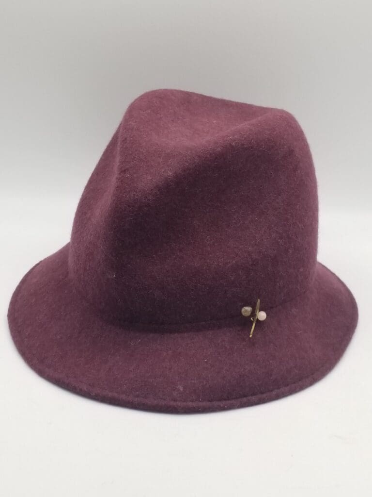 Vintage Lord & Taylor Hat, 100% Wool, Made In Italy, And Set of 3 Vintage Hat / Stick Pins
