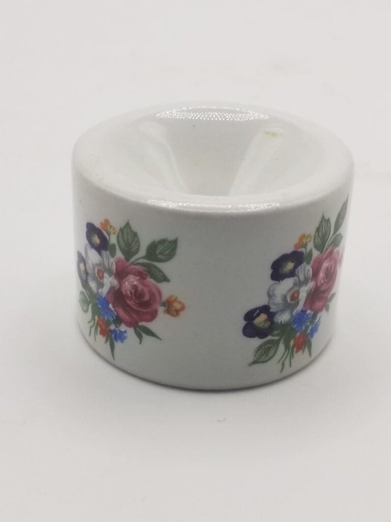 Vintage West Germany Rose Taper Candle Holder by "Funny Design"