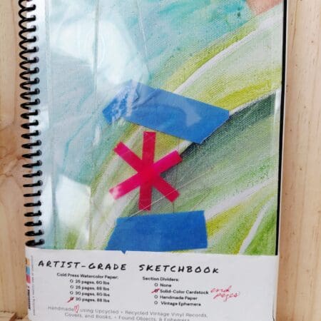 IAP Sketchbook: "Asterisk" Multi-Media Collage Cover