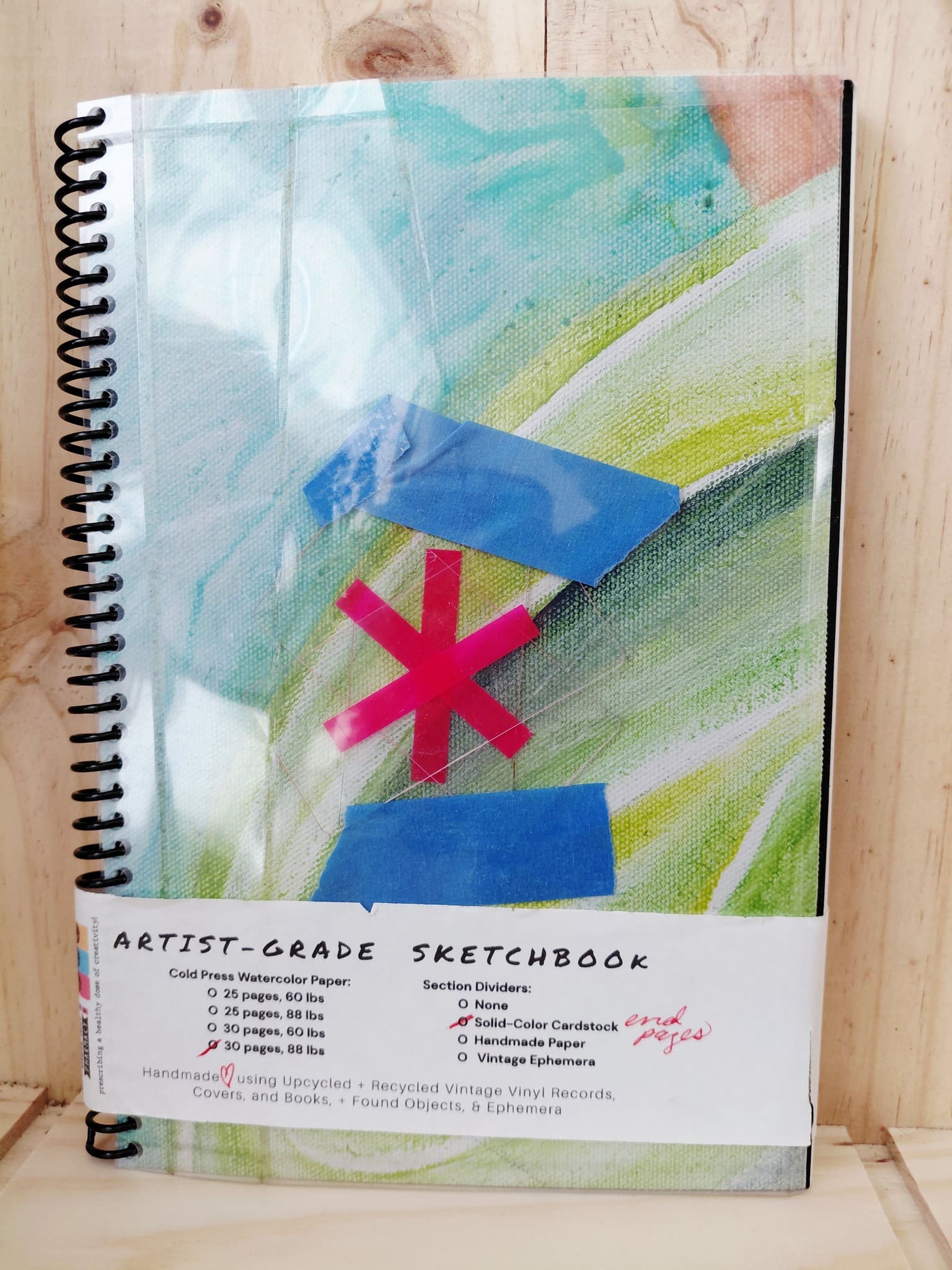 IAP Sketchbook: "Asterisk" Multi-Media Collage Cover