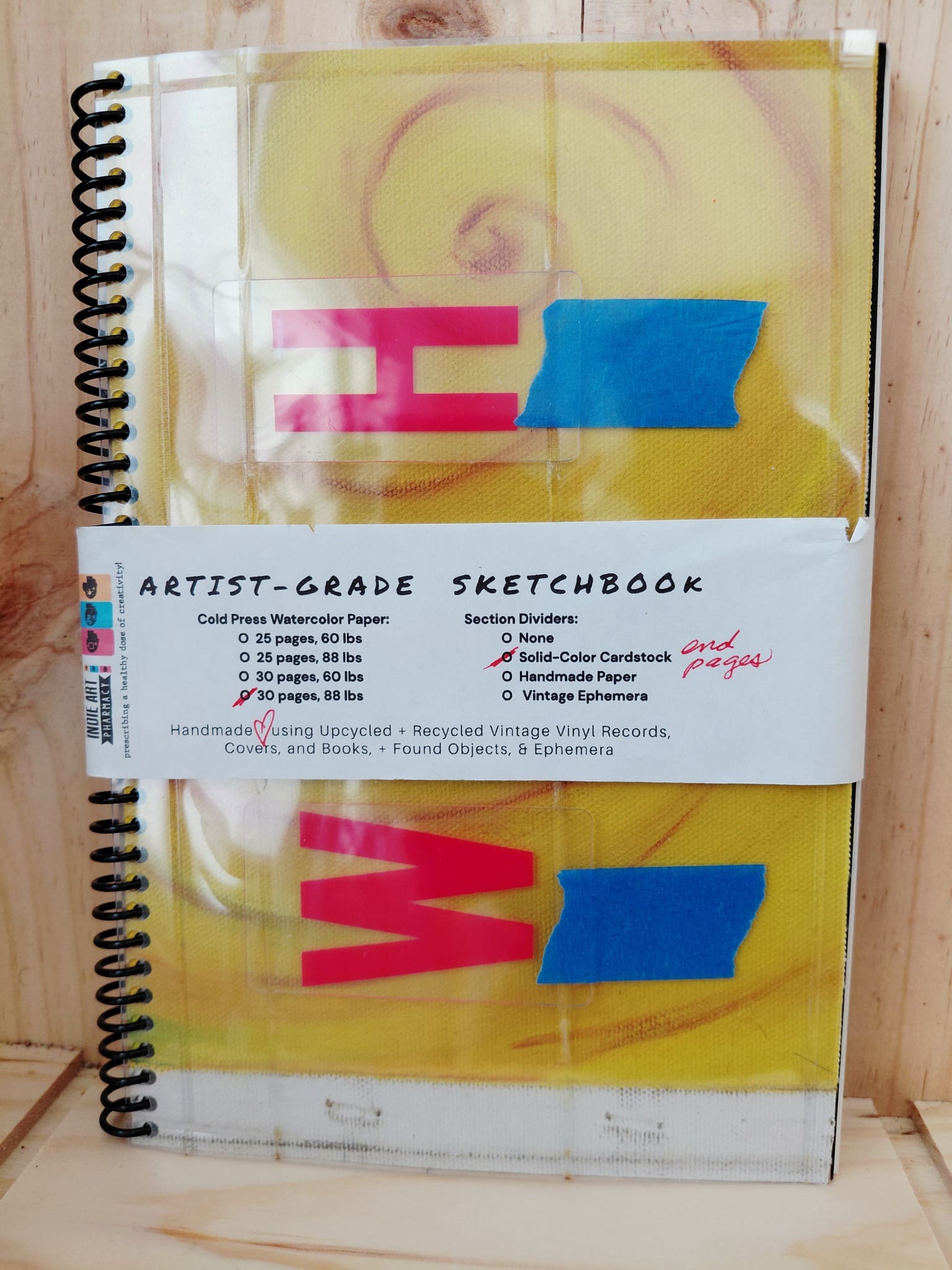 IAP Sketchbook: "WTH" Multi-Media Collage Cover