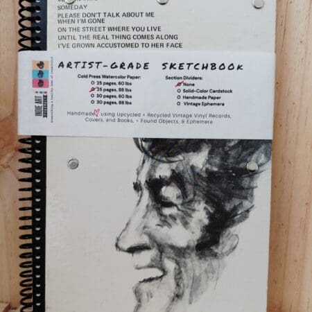 IAP Sketchbook: Dean Martin Portrait #1 LP Picture Record Cover