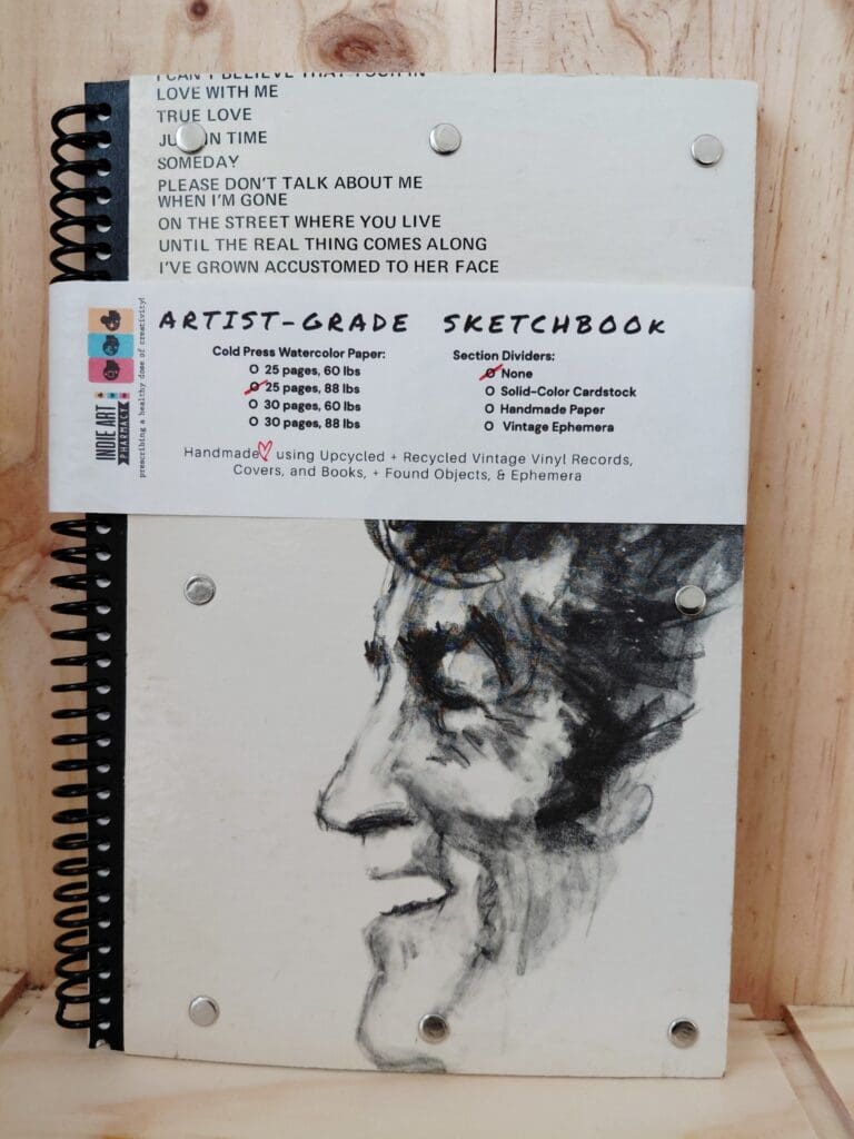 IAP Sketchbook: Dean Martin Portrait #1 LP Picture Record Cover