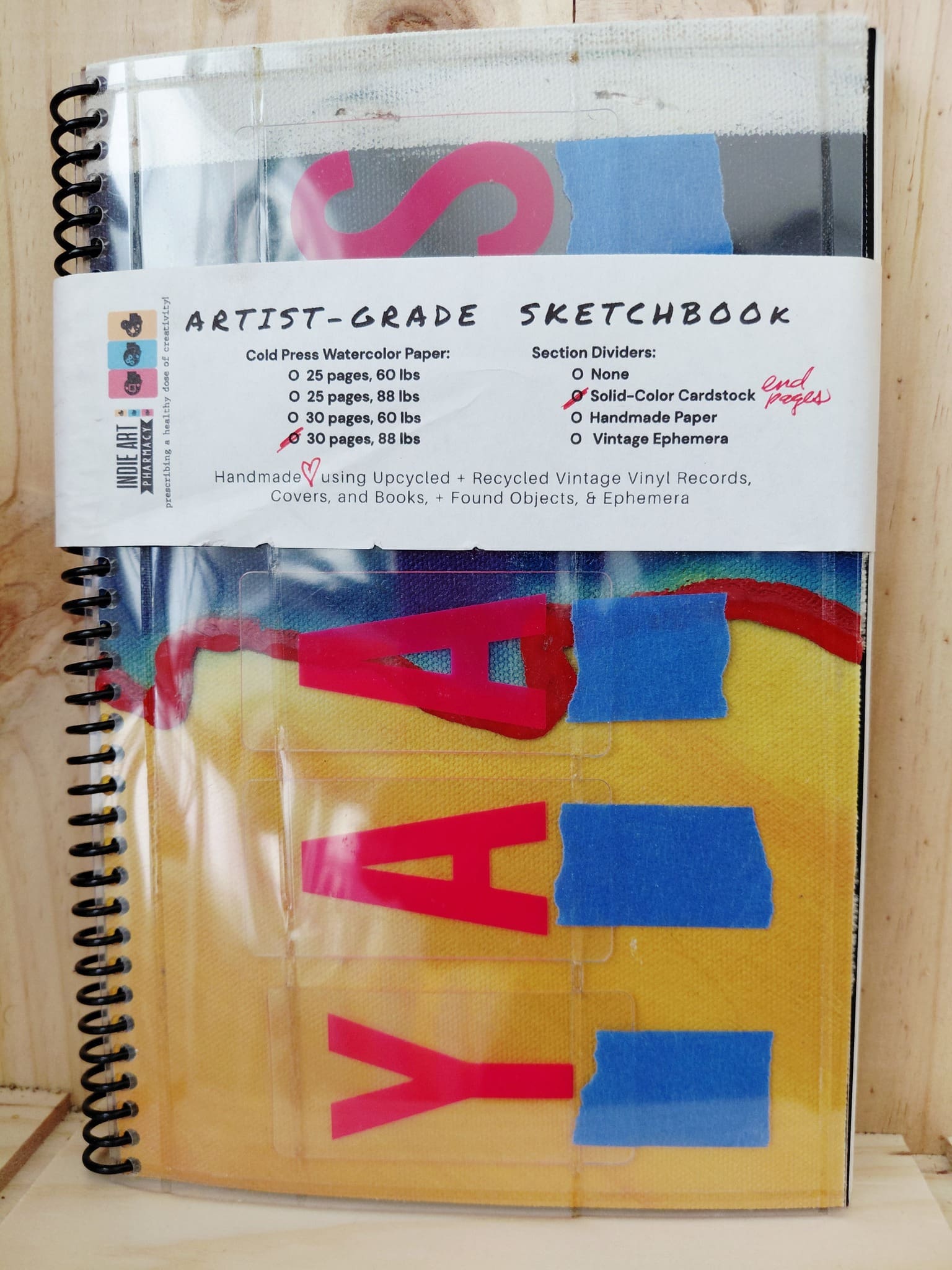 IAP Sketchbook: "YAAAS" Multi-Media Collage Cover