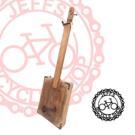 "The Keyhole Howler": Electric 3-String Resonator Guitar by Jeff's Bicycle Shop