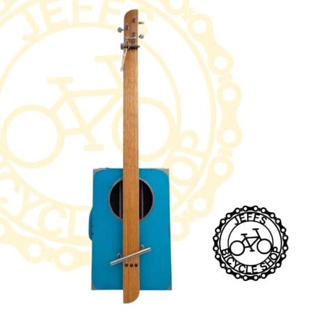 "The Sawbox Slider": Electric 3-String Resonator Guitar by Jeff's Bicycle Shop