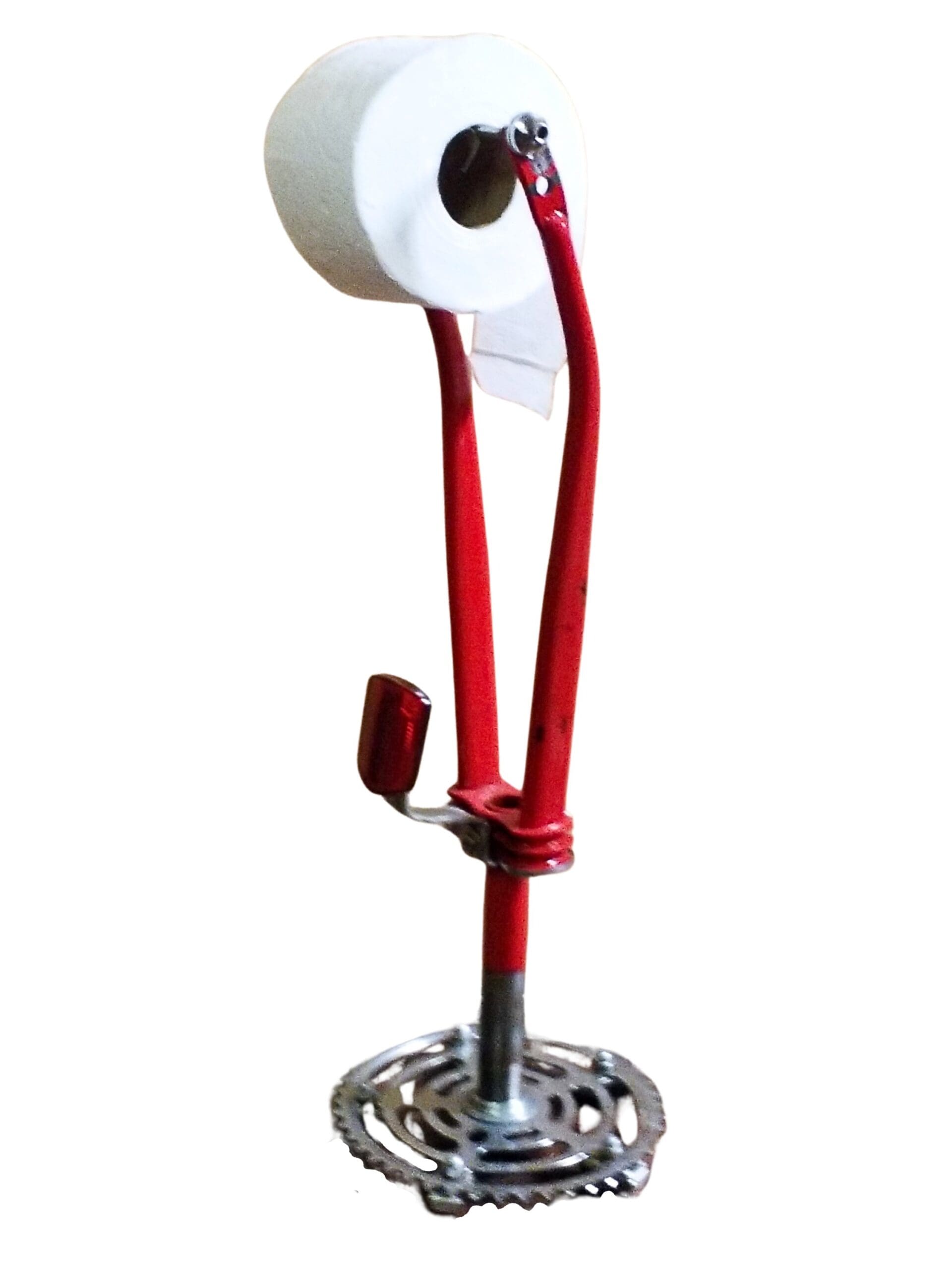 Upcycled Bike Fork Toilet Paper Holder by Jeff's Bicycle Shop