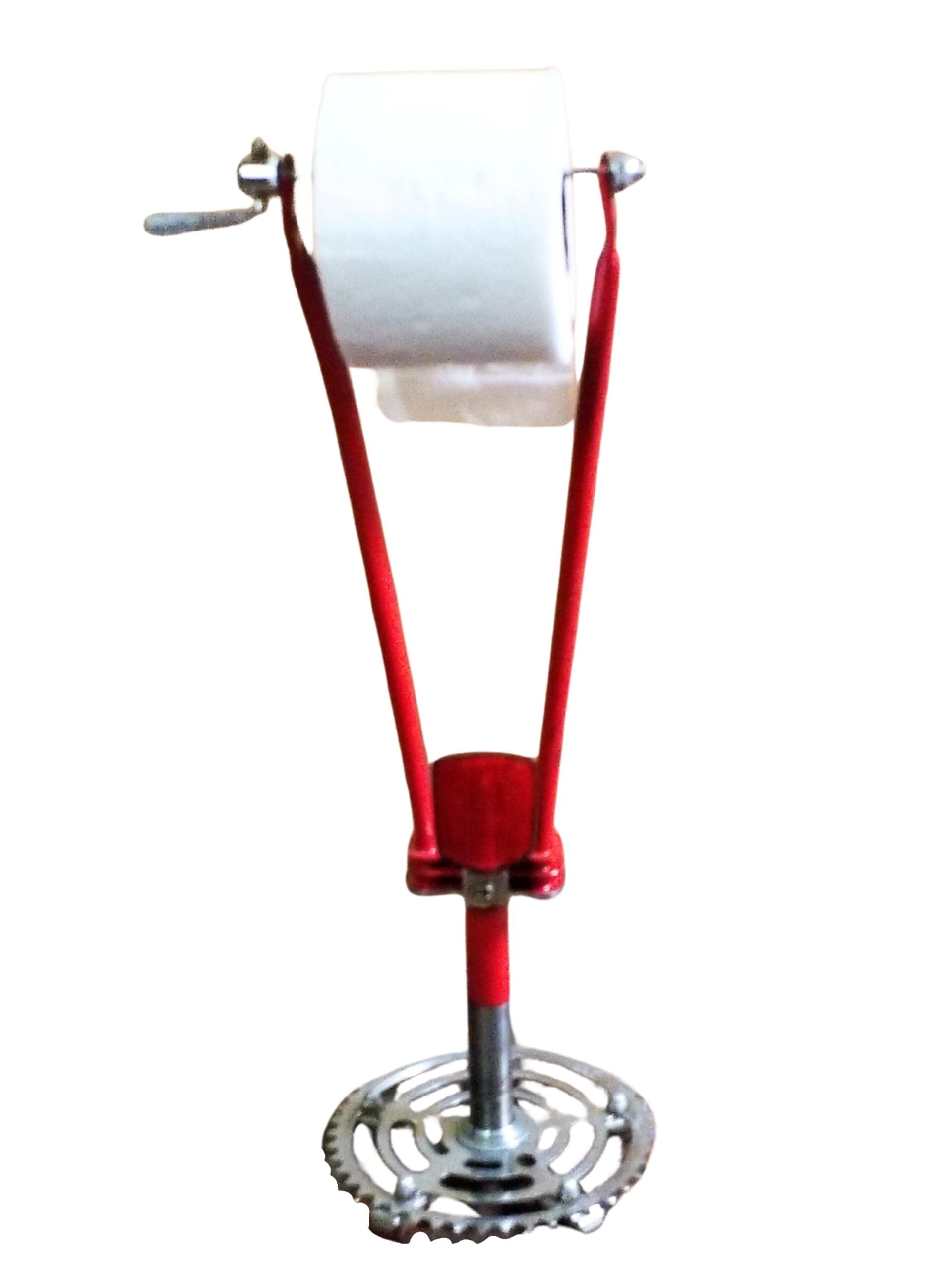 Upcycled Bike Fork Toilet Paper Holder by Jeff's Bicycle Shop - Image 2