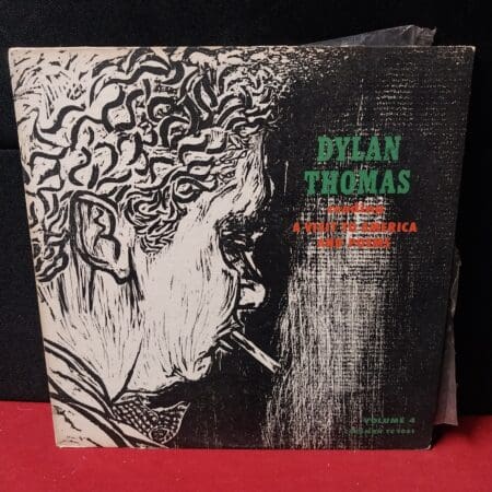 Vinyl LP Dylan Thomas Reading A Visit To America & Poems Caedmon Vol 4 VG