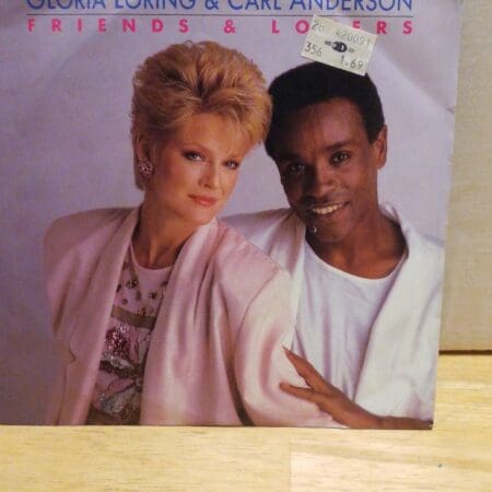 Gloria Loring & Carl Anderson - 45 Vinyl Record - Friends & Lovers, You Always Knew - Carrere USA
