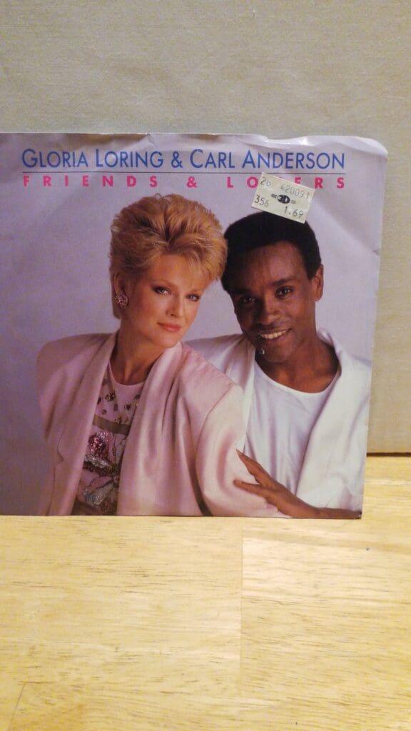 Gloria Loring & Carl Anderson - 45 Vinyl Record - Friends & Lovers, You Always Knew - Carrere USA