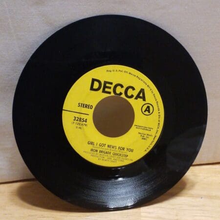 Iron Brigade Quickstep - 45 Vinyl Record - The Thought of Losing You, Girl I Got News For You - Decca Records